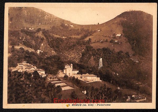 ae1683 - CARTOLINA  D'EPOCA - Bergamo  Provincia - San Marco