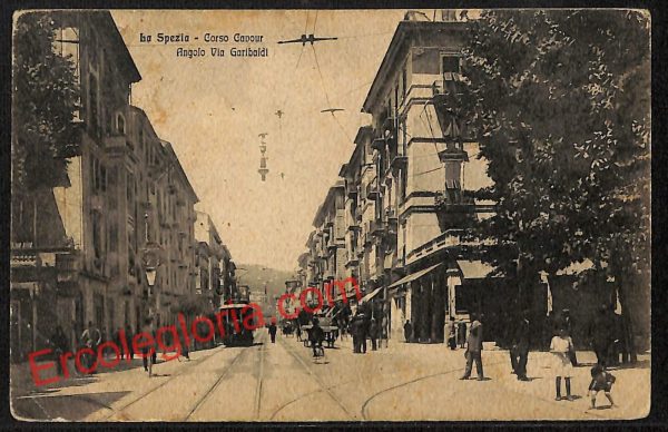 ag5611 - CARTOLINA D'EPOCA - La Spezia Città - Corso Cavour