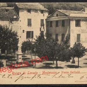 ag5612 - CARTOLINA D'EPOCA - La Spezia Città - Piazza Garibaldi   1903