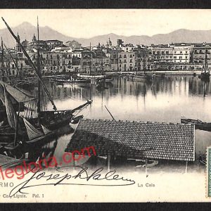 ah4950 - CARTOLINA D'EPOCA - Palermo Città - La Cala