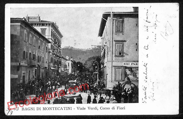 ah8562 - CARTOLINA D'EPOCA - Pistoia Provincia - Montecatini