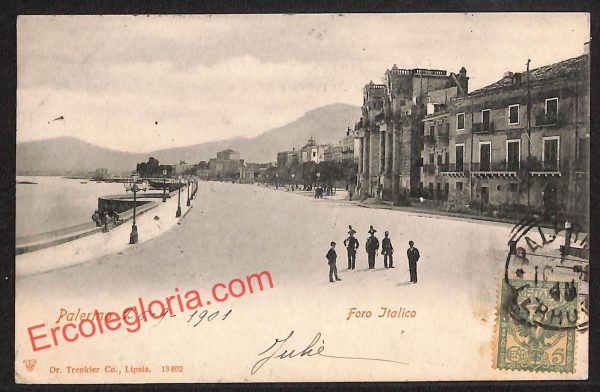ah4952 - CARTOLINA D'EPOCA - Palermo Città - Foro Italico