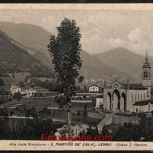 ae1684 - CARTOLINA  D'EPOCA - Bergamo  Provincia - Lenna