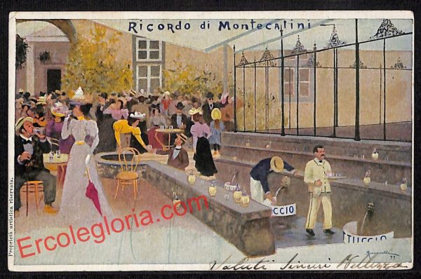 ah8563 - CARTOLINA D'EPOCA - Pistoia Provincia - Montecatini