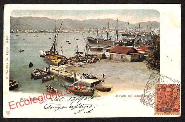 ah4956 - CARTOLINA D'EPOCA - Palermo Città - Il Porto