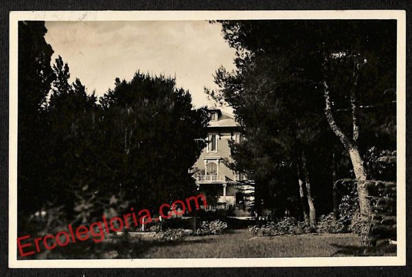 ah9949 - CARTOLINA D'EPOCA - Riccione Città - Villa Santangelo