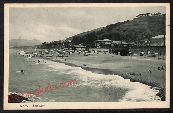 ag1264 - CARTOLINA D'EPOCA - Genova Provincia - Cavi  1935