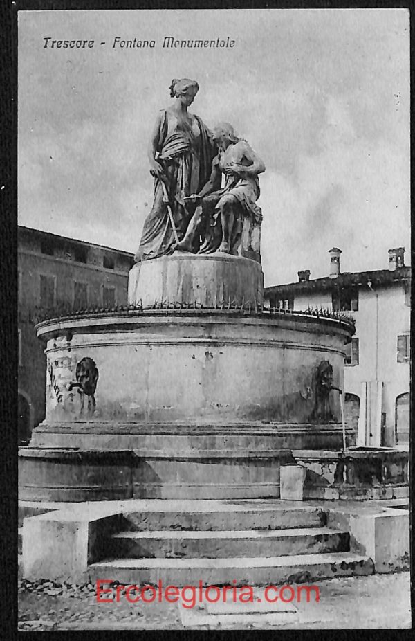 ae1692 - CARTOLINA  D'EPOCA - Bergamo  Provincia - Trescore