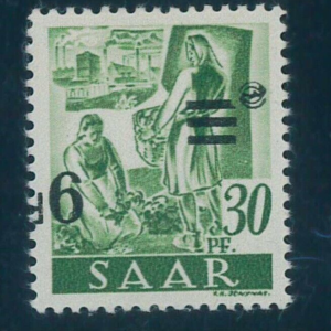 P2338 A - SARRE , MICHEL 234 II K INVERTED OVERPRINT, MNH
