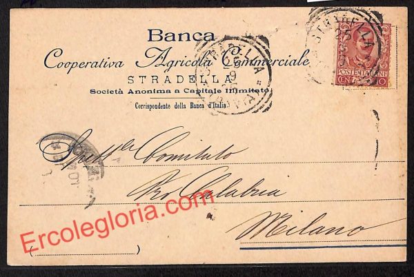 ah6209 - STORIA POSTALE - Pavia Provincia - Stradella