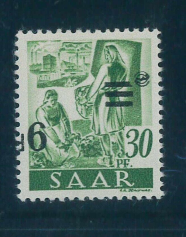 P2338 A - SARRE , MICHEL 234 II K INVERTED OVERPRINT, MNH