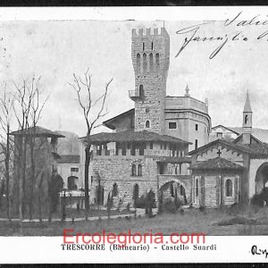 ae1699 - CARTOLINA  D'EPOCA - Bergamo  Provincia - Trescore Balneario 1903