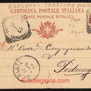 ae1700 - CARTOLINA  D'EPOCA - Bergamo  Provincia - Trescore Balneario
