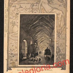 ah3564 - CARTOLINA D'EPOCA - Napoli Città - Grotta Vecchia di Pozzuoli
