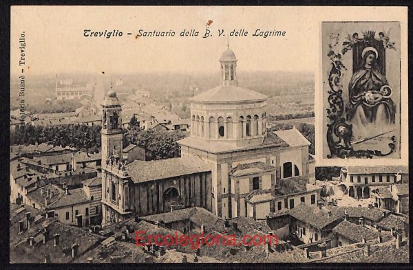 ae1701 - CARTOLINA  D'EPOCA - Bergamo  Provincia - Treviglio