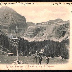 ab6025 - CARTOLINA  D'EPOCA - Trento Provincia : VAL DI GENOVA