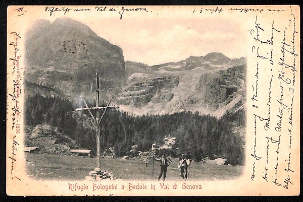 ab6025 - CARTOLINA  D'EPOCA - Trento Provincia : VAL DI GENOVA
