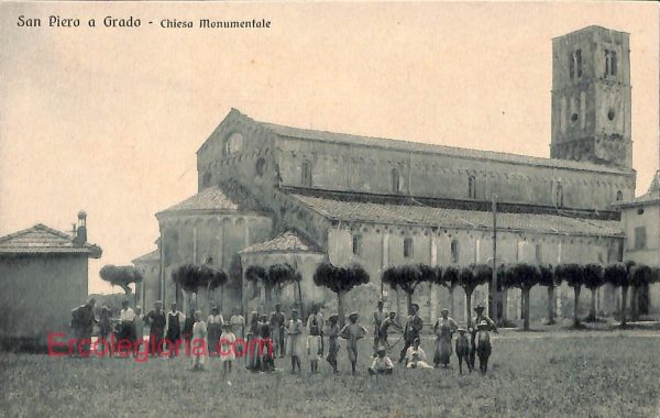 ad7162 - CARTOLINA D'EPOCA - Pisa Provincia - San Pietro