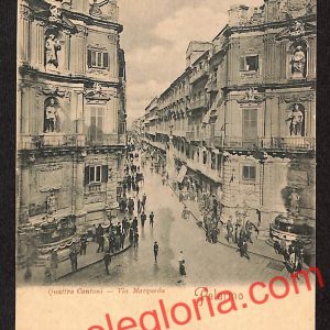 ah4960 - CARTOLINA D'EPOCA - Palermo Città - Quattro Cantoni