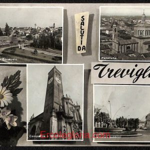 ae1703 - CARTOLINA  D'EPOCA - Bergamo  Provincia - Treviglio