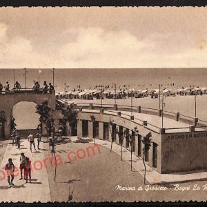 ag2306 - CARTOLINA D'EPOCA - Grosseto Provincia - Marina di Grosseto  1954