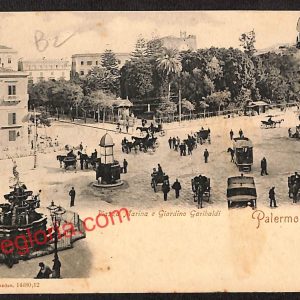 ah4961 - CARTOLINA D'EPOCA - Palermo Città - Piazza Marina
