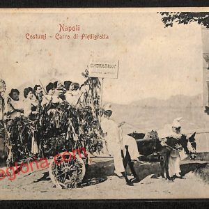ah3570 - CARTOLINA D'EPOCA - Napoli Città - Carro di Piedigrotta