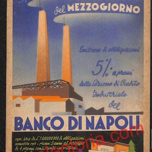 ah3573 - CARTOLINA D'EPOCA - Napoli Città - Banco di Napoli