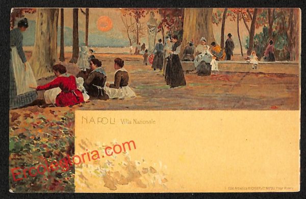 ah3577 - CARTOLINA D'EPOCA - Napoli Città - Villa Nazionale