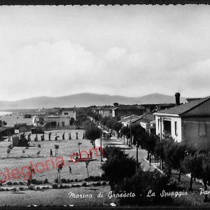 ag2311 - CARTOLINA D'EPOCA - Grosseto Provincia - Marina di Grosseto  1954