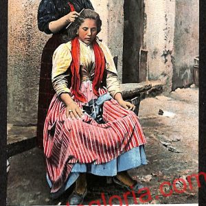 ah3578 - CARTOLINA D'EPOCA - Napoli Città - Costumi Napoletani