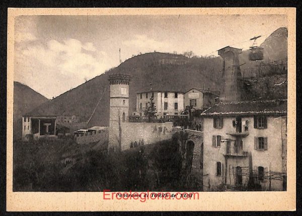 ae1713 - CARTOLINA  D'EPOCA - Bergamo  Provincia - Torre de' Busi