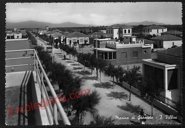 ag2313 - CARTOLINA D'EPOCA - Grosseto Provincia - Marina di Grosseto  1953
