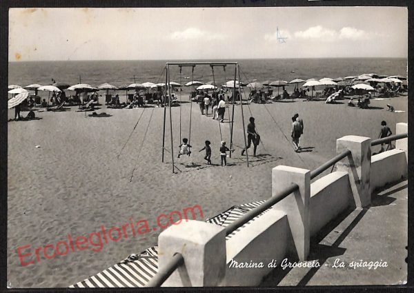 ag2315 - CARTOLINA D'EPOCA - Grosseto Provincia - Marina di Grosseto