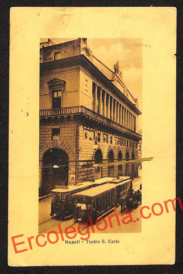ah3580 - CARTOLINA D'EPOCA - Napoli Città - Teatro San Carlo