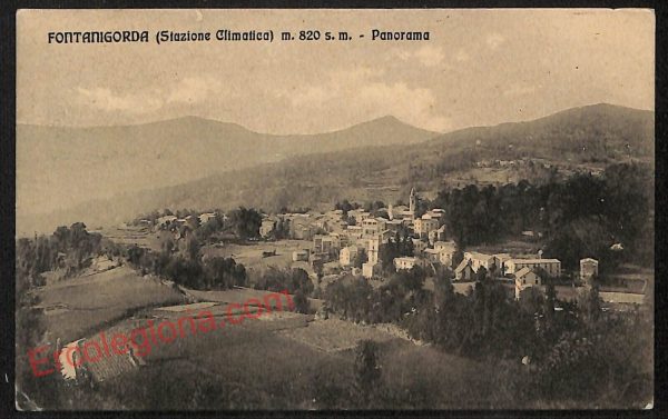 ag1270 - CARTOLINA D'EPOCA - Genova Provincia - Fontanigorda  1914