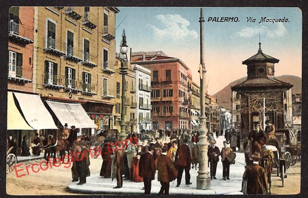 ah4968 - CARTOLINA D'EPOCA - Palermo Città - Via Macqueda