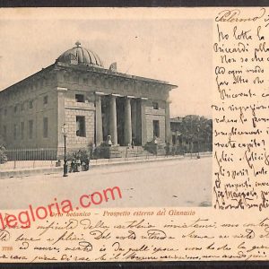 ah4969 - CARTOLINA D'EPOCA - Palermo Città - Prospetto esterno del Ginnasio