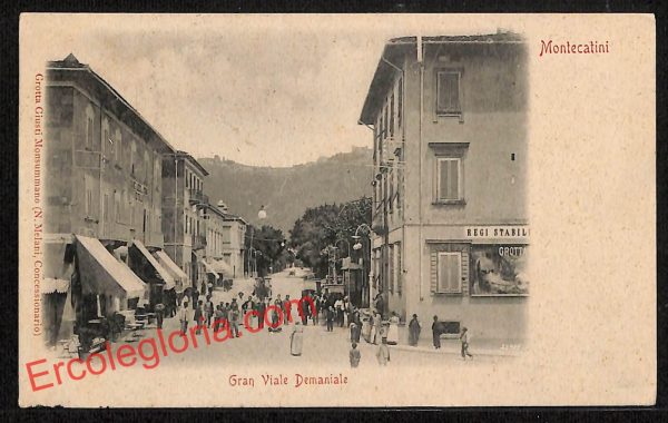 ah8566 - CARTOLINA D'EPOCA - Pistoia Provincia - Montecatini
