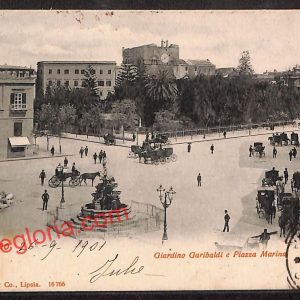ah4973 - CARTOLINA D'EPOCA - Palermo Città - Giardino Garibaldi