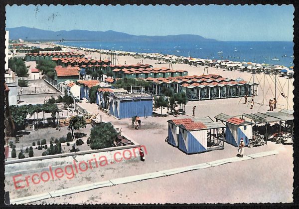 ag2333 - CARTOLINA D'EPOCA - Grosseto Provincia - Marina di Grosseto  1958