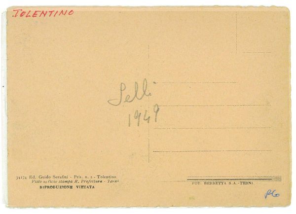 12657  - CARTOLINA d'Epoca: MACERATA - TOLENTINO - immagine 2