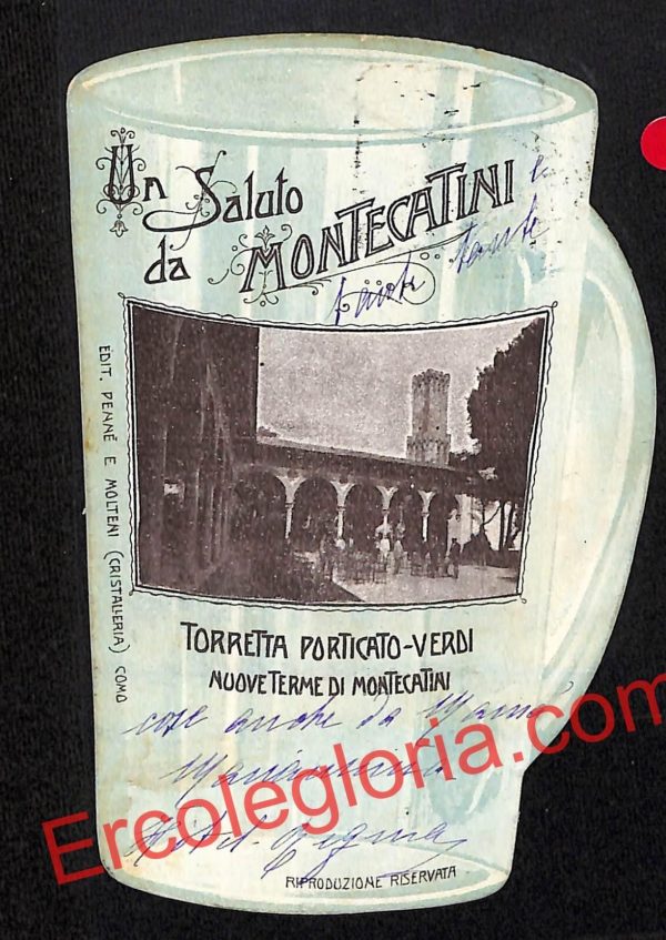 ah8568 - CARTOLINA D'EPOCA - Pistoia Provincia - Montecatini
