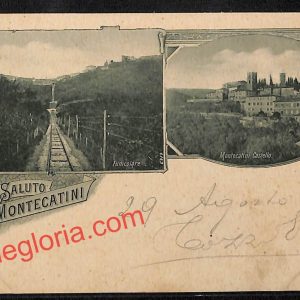 ah8569 - CARTOLINA D'EPOCA - Pistoia Provincia - Montecatini