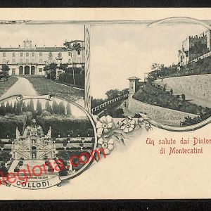 ah8571 - CARTOLINA D'EPOCA - Pistoia Provincia - Montecatini