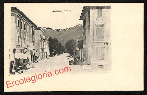 ah8572 - CARTOLINA D'EPOCA - Pistoia Provincia - Montecatini