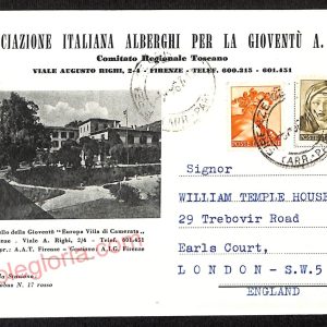 ae6276 - CARTOLINA D'EPOCA  Firenze- Associazione Italiana Alberghi per Gioventu
