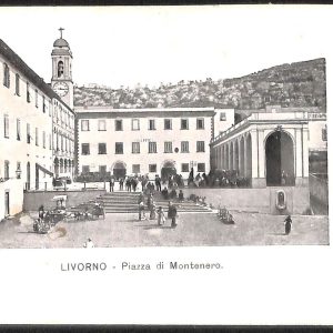 ac7427 - CARTOLINA D'EPOCA - Livorno Città - Piazza di Montenero