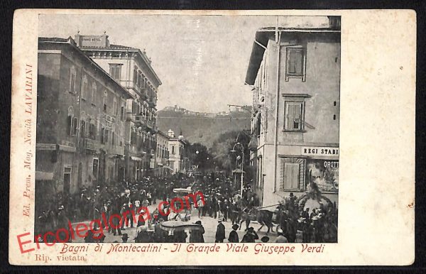 ah8573 - CARTOLINA D'EPOCA - Pistoia Provincia - Montecatini