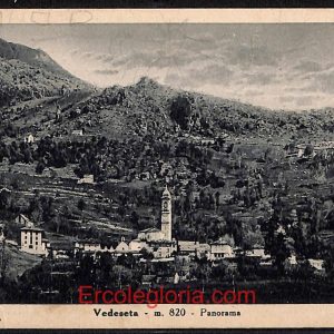ae1731 - CARTOLINA  D'EPOCA - Bergamo  Provincia - Vedeseta